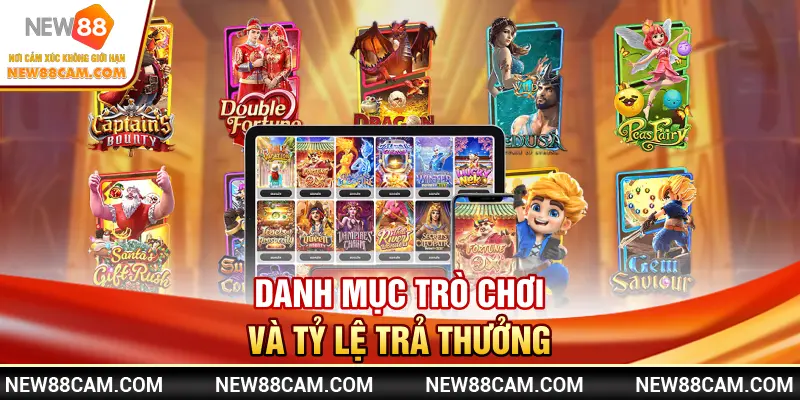 New88 có uy tín không? Đánh giá nhà cái uy tín 2025 3 Danh mục trò chơi và tỷ lệ trả thưởng